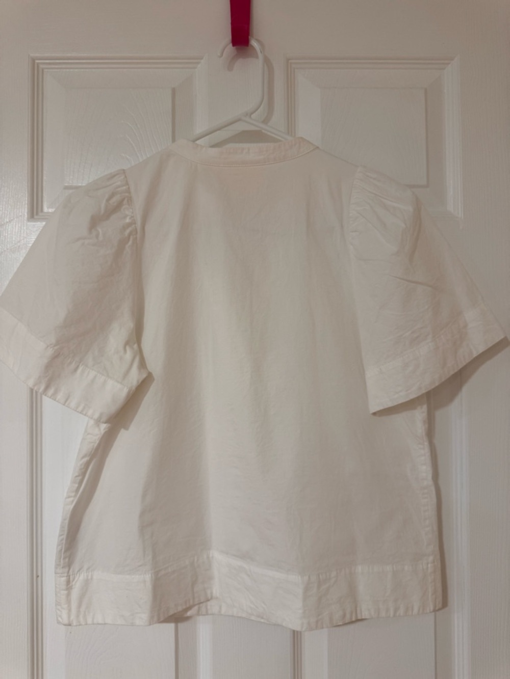 Anthropologie White Pintuck Popover Top - Picture 9 of 14